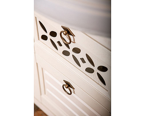 Заказать Тумба под раковину Бриклаер Кантри 120 4627125413674 Бежевый дуб прованс в магазине сантехники Santeh-Crystal.ru