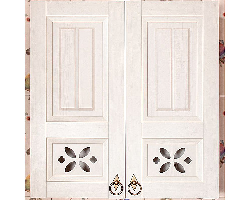 Купить Подвесной шкаф Бриклаер Кантри 65 4627125413643 Бежевый дуб прованс в магазине сантехники Santeh-Crystal.ru