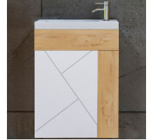 Тумба под раковину Бриклаер Кристалл 40 4627125416057 подвесная Белая