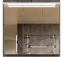 Зеркальный шкаф Бриклаер Кристалл 75 4627125415999 с подсветкой Белый