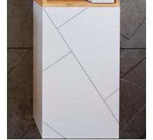 Подвесной шкаф Бриклаер Кристалл 35 4627125416019 Белый