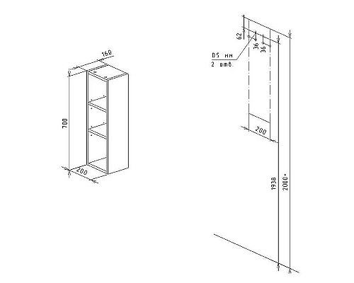 Santeh-Crystal.ru: Подвесной шкаф Бриклаер Кристалл 20 4627125416033 Дуб Бунратти Купить Подвесной шкаф Бриклаер Кристалл 20 4627125416033 Дуб Бунратти в магазине сантехники Santeh-Crystal.ru