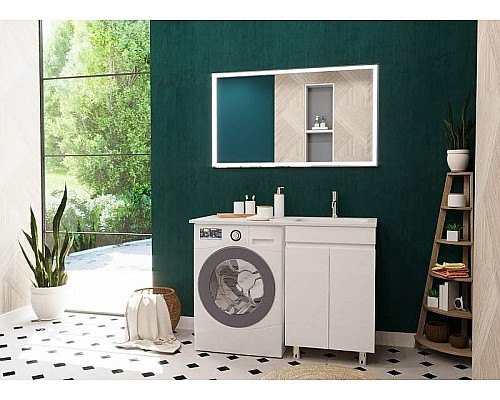 Santeh-Crystal.ru: Тумба с раковиной Эстет Barcelona Luxe 120 R ФР-00007066 Белая Приобрести Тумба с раковиной Эстет Barcelona Luxe 120 R ФР-00007066 Белая в магазине сантехники Santeh-Crystal.ru