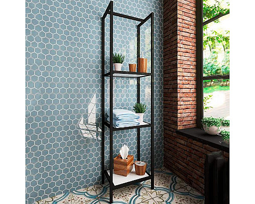Купить Стеллаж Эстет Comfort Loft 40 ФР-00003670 Белый в магазине сантехники Santeh-Crystal.ru