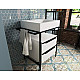 Заказать Тумба с раковиной Эстет Comfort Loft 70 ФР-00003613 Белая в магазине сантехники Santeh-Crystal.ru