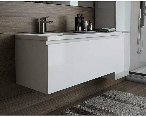 Santeh-Crystal.ru: Тумба с раковиной Эстет Dallas Luxe 100 L ФР-00002319 подвесная Белая Приобрести Тумба с раковиной Эстет Dallas Luxe 100 L ФР-00002319 подвесная Белая в магазине сантехники Santeh-Crystal.ru