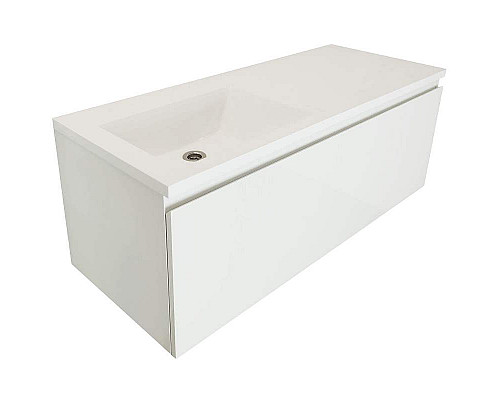 Santeh-Crystal.ru: Тумба с раковиной Эстет Dallas Luxe 115 L ФР-00002302 подвесная Белая Заказать Тумба с раковиной Эстет Dallas Luxe 115 L ФР-00002302 подвесная Белая в магазине сантехники Santeh-Crystal.ru