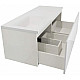 Заказать Тумба с раковиной Эстет Dallas Luxe 115 L ФР-00002302 подвесная Белая в магазине сантехники Santeh-Crystal.ru