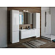 Заказать Тумба с раковиной Эстет Dallas Luxe 115 L ФР-00002302 подвесная Белая в магазине сантехники Santeh-Crystal.ru