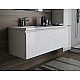 Заказать Тумба с раковиной Эстет Dallas Luxe 115 L ФР-00002302 подвесная Белая в магазине сантехники Santeh-Crystal.ru