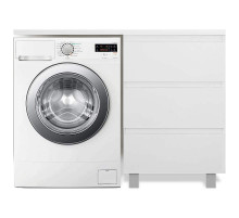 Тумба с раковиной Эстет Dallas Luxe 120 R ФР-00001923 Белая