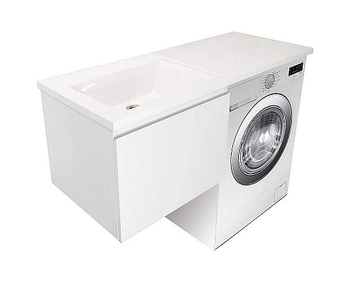 Santeh-Crystal.ru: Тумба с раковиной Эстет Dallas Luxe 120 L ФР-00001925 подвесная Белая Заказать Тумба с раковиной Эстет Dallas Luxe 120 L ФР-00001925 подвесная Белая в магазине сантехники Santeh-Crystal.ru