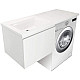 Заказать Тумба с раковиной Эстет Dallas Luxe 120 L ФР-00001925 подвесная Белая в магазине сантехники Santeh-Crystal.ru