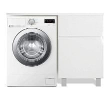 Тумба с раковиной Эстет Dallas Luxe 130 R ФР-00002268 Белая