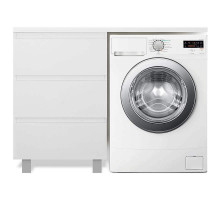 Тумба с раковиной Эстет Dallas Luxe 130 L ФР-00002270 Белая