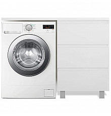 Тумба с раковиной Эстет Dallas Luxe 130 R ФР-00002271 Белая