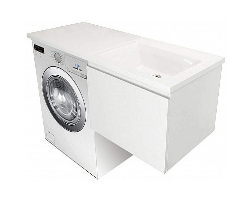 Santeh-Crystal.ru: Тумба с раковиной Эстет Dallas Luxe 130 R ФР-00002421 подвесная Белая Приобрести Тумба с раковиной Эстет Dallas Luxe 130 R ФР-00002421 подвесная Белая в магазине сантехники Santeh-Crystal.ru