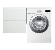 Тумба с раковиной Эстет Dallas Luxe 130 L ФР-00002222 подвесная Белая