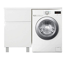 Тумба с раковиной Эстет Dallas Luxe 140 L ФР-00002519 Белая