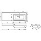 Заказать Тумба с раковиной Эстет Dallas Luxe 140 R ФР-00002907 Белая в магазине сантехники Santeh-Crystal.ru