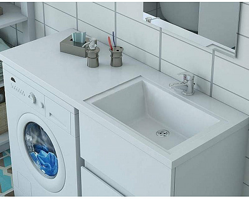 Santeh-Crystal.ru: Тумба с раковиной Эстет Dallas Luxe 140 R ФР-00002907 Белая Заказать Тумба с раковиной Эстет Dallas Luxe 140 R ФР-00002907 Белая в магазине сантехники Santeh-Crystal.ru
