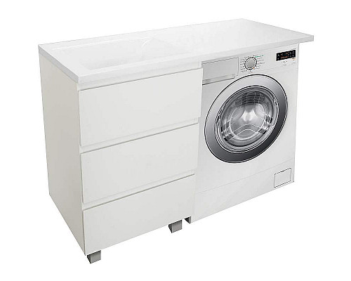 Santeh-Crystal.ru: Тумба с раковиной Эстет Dallas Luxe 140 L ФР-00002922 Белая Купить Тумба с раковиной Эстет Dallas Luxe 140 L ФР-00002922 Белая в магазине сантехники Santeh-Crystal.ru