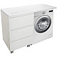 Купить Тумба с раковиной Эстет Dallas Luxe 140 L ФР-00002922 Белая в магазине сантехники Santeh-Crystal.ru