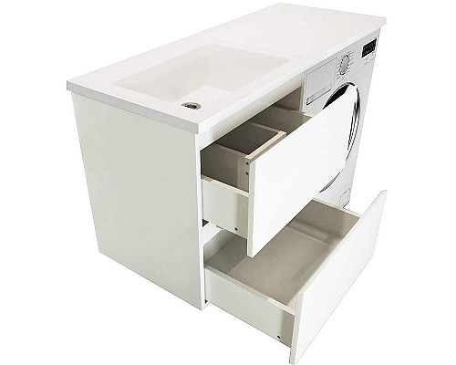 Santeh-Crystal.ru: Тумба с раковиной Эстет Dallas Luxe 140 L ФР-00002923 подвесная Белая Заказать Тумба с раковиной Эстет Dallas Luxe 140 L ФР-00002923 подвесная Белая в магазине сантехники Santeh-Crystal.ru