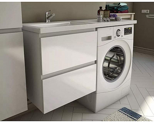 Santeh-Crystal.ru: Тумба с раковиной Эстет Dallas Luxe 140 L ФР-00002923 подвесная Белая Заказать Тумба с раковиной Эстет Dallas Luxe 140 L ФР-00002923 подвесная Белая в магазине сантехники Santeh-Crystal.ru
