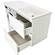 Заказать Тумба с раковиной Эстет Dallas Luxe 140 R ФР-00002924 подвесная Белая в магазине сантехники Santeh-Crystal.ru