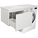 Заказать Тумба с раковиной Эстет Dallas Luxe 140 L ФР-00002928 подвесная Белая в магазине сантехники Santeh-Crystal.ru