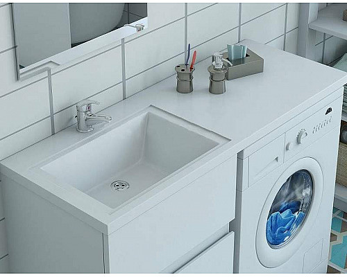 Santeh-Crystal.ru: Тумба с раковиной Эстет Dallas Luxe 150 L ФР-00009681 Белая Заказать Тумба с раковиной Эстет Dallas Luxe 150 L ФР-00009681 Белая в магазине сантехники Santeh-Crystal.ru