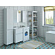 Заказать Тумба с раковиной Эстет Dallas Luxe 150 L ФР-00009681 Белая в магазине сантехники Santeh-Crystal.ru
