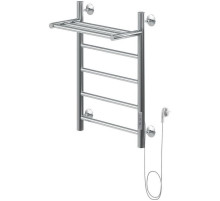 Электрический полотенцесушитель Aquanet Mauro 60х40 R 282005 с полкой Хром