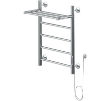 Электрический полотенцесушитель Aquanet Mauro 60х50 R 282006 с полкой Хром