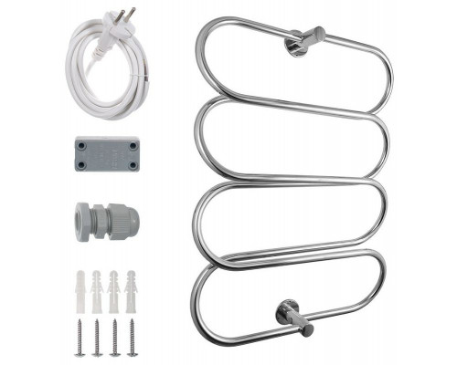 Приобрести Электрический полотенцесушитель Energy Aura 800х600 EETR0AURA0806000000 Хром в магазине сантехники Santeh-Crystal.ru