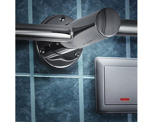 Приобрести Электрический полотенцесушитель Energy Aura 800х600 EETR0AURA0806000000 Хром в магазине сантехники Santeh-Crystal.ru