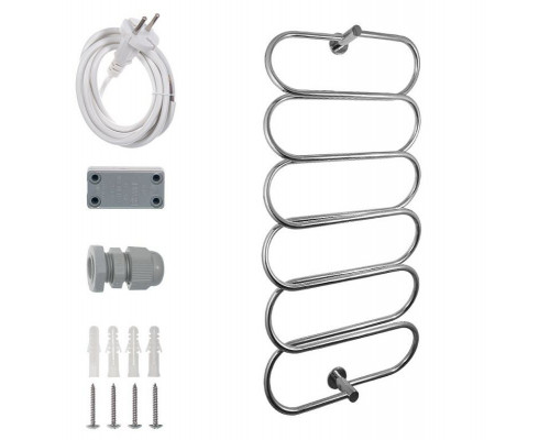 Заказать Электрический полотенцесушитель Energy Aura 1200x600 EETR0AURA1206000000 Хром в магазине сантехники Santeh-Crystal.ru