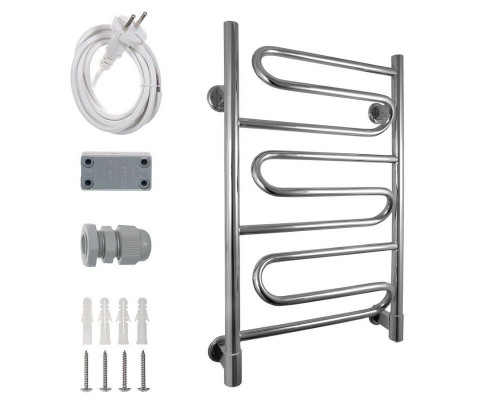 Купить Электрический полотенцесушитель Energy Bravo 800x500 EETRBRAVO0805000000 Хром в магазине сантехники Santeh-Crystal.ru