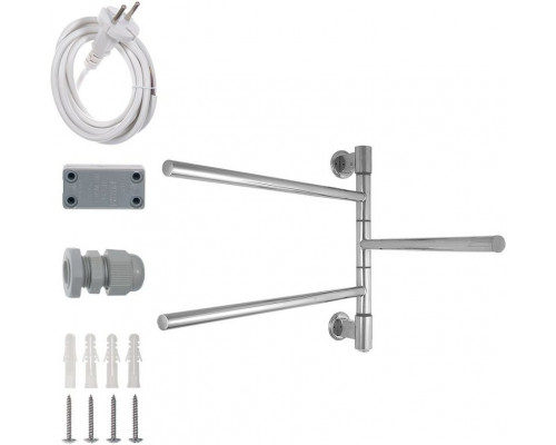 Приобрести Электрический полотенцесушитель Energy I G3 440х555 EETR00IG30000000000 Хром в магазине сантехники Santeh-Crystal.ru