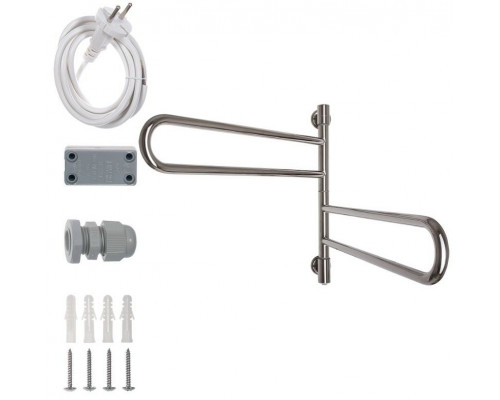 Купить Электрический полотенцесушитель Energy U G2 540х635 EETR00UG20000000000 Хром в магазине сантехники Santeh-Crystal.ru