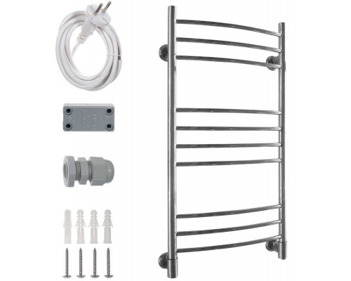 Купить Электрический полотенцесушитель Energy Ergo 1000x500 EETR0ERGO1005000000 Хром в магазине сантехники Santeh-Crystal.ru