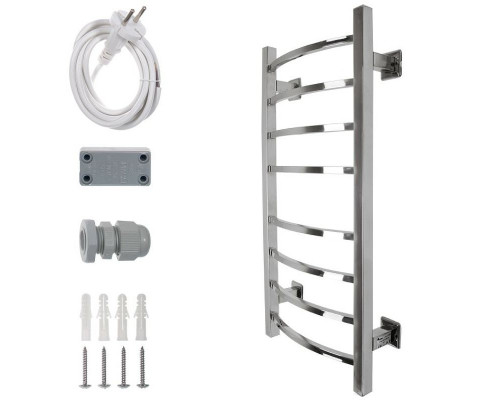 Купить Электрический полотенцесушитель Energy Grand 800x400 EETRGRAND0804000000 Хром в магазине сантехники Santeh-Crystal.ru