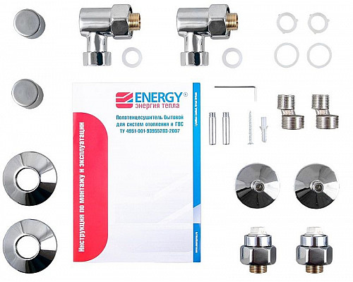Купить Водяной полотенцесушитель Energy Ideal 1000х500 EWTRIDEAL1005000000 Хром в магазине сантехники Santeh-Crystal.ru