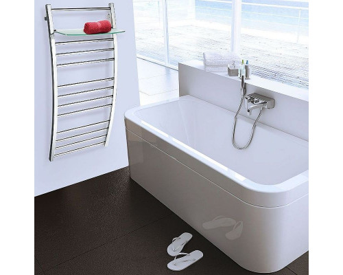 Приобрести Водяной полотенцесушитель Grota Vela 630х900 Хром в магазине сантехники Santeh-Crystal.ru