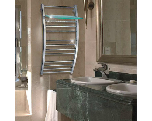 Приобрести Водяной полотенцесушитель Grota Vela 630х900 Хром в магазине сантехники Santeh-Crystal.ru