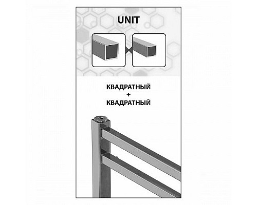 Купить Водяной полотенцесушитель Lemark Unit П16 50х110 LM45116 Хром в магазине сантехники Santeh-Crystal.ru