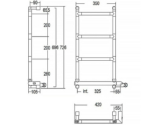 Santeh-Crystal.ru: Электрический полотенцесушитель Margaroli Sereno 582-4 BOX 5823204OBNB Бронза Купить Электрический полотенцесушитель Margaroli Sereno 582-4 BOX 5823204OBNB Бронза в магазине сантехники Santeh-Crystal.ru