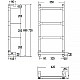 Купить Электрический полотенцесушитель Margaroli Sereno 582-4 BOX 5823204OBNB Бронза в магазине сантехники Santeh-Crystal.ru