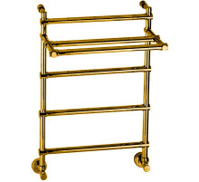 Водяной полотенцесушитель Margaroli Sole 4534704OBP с полкой Бронза